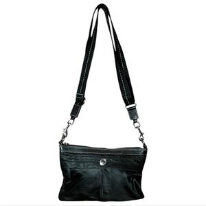 Vintage Y2K Coach Nylon Leather Sport Crossbody Shoulder Travel Bag